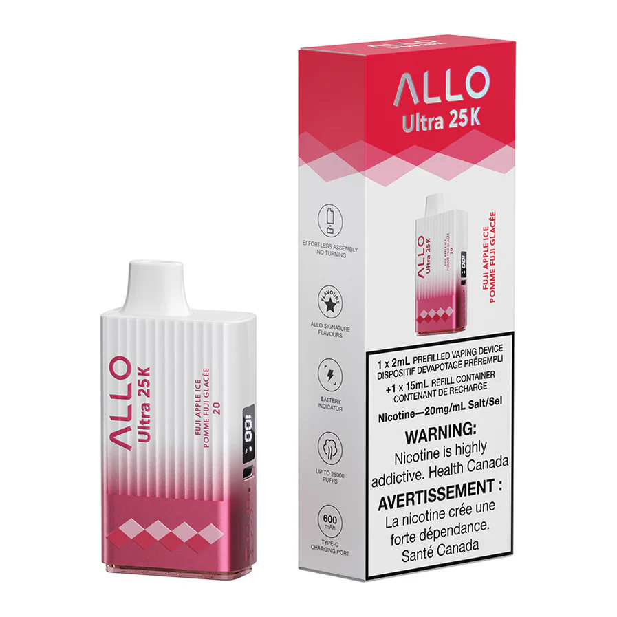 allo ultra 25k disposable vape device fuji apple ice 17ml allo ultra 25k disposable vape device fuji apple ice 17ml