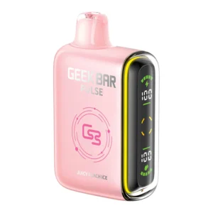 geek bar pulse disposable vape device juicy peach ice