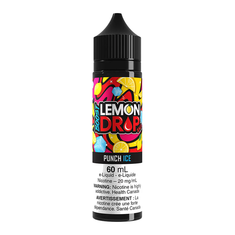 lemon drop boost salt nic e liquid punch ice 60ml lemon drop boost vape juice