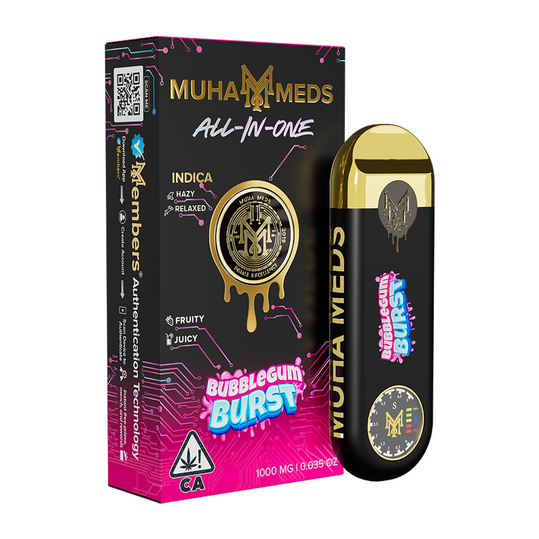 new muha gen 3 bubblegum burst indica | 1000mg new muha gen 3 bubblegum burst indica | 1000mg